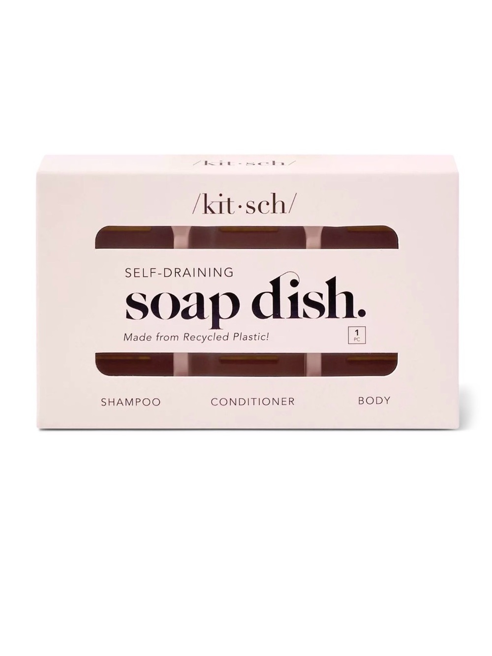 New Kitsch Self-Draining Soap Dish